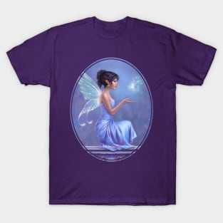 Opalite Fairy with Glowing Butterfly T-Shirt